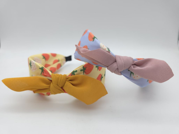 Erdbeer Stoff Haarreifen